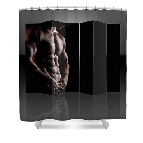 Motivational Fitness Shower Curtain By Marvin Blaine Curtains For