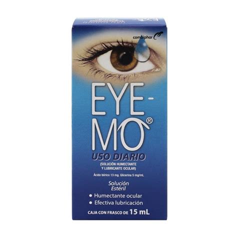 Solución humectante Eye Mo lubricante ocular uso diario 15 ml Walmart