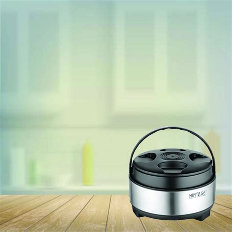 Buy Mintage Hot Casserole Blackberry Puff Insulated Ml Made Of Stainless Steel Decornt