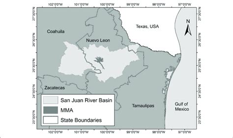 Location Of The Monterrey Metropolitan Area Download Scientific