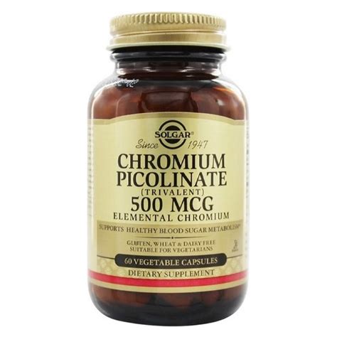 Urban Solgar Chromium Picolinate Mcg Vegetable Capsules Urban