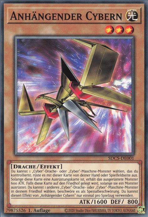 Recollectibles Sammelkarte Yugioh Karte Anhängender Cybern Deutsch Yu