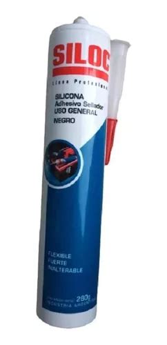 Silicona Sellador Siloc Comun Negro 280 G