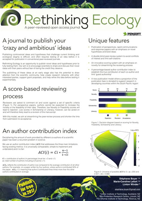 (PDF) Rethinking Ecology - A journal to publish your ‘crazy and ...