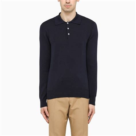 Doppiaa Doppiaa Blue Cotton Jersey Polo Shirt Grailed