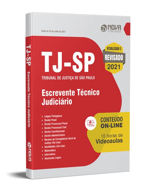 Apostila TJ SP 2021 Escrevente