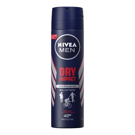 Xịt Ngăn Mùi NIVEA MEN Dry Impact Khô Thoáng 150ml Thuốc Bà Ty