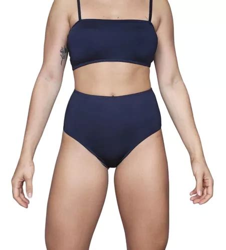 Biquini Cintura Alta Hot Pants Top Faixa Alcinha E Bojo Mercadolivre