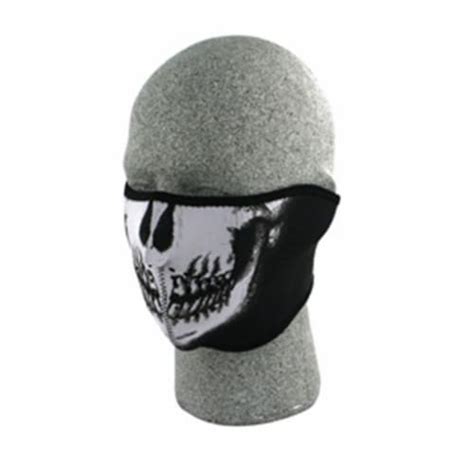 Neoprene Half Face Mask Skull Face Medium Kroger