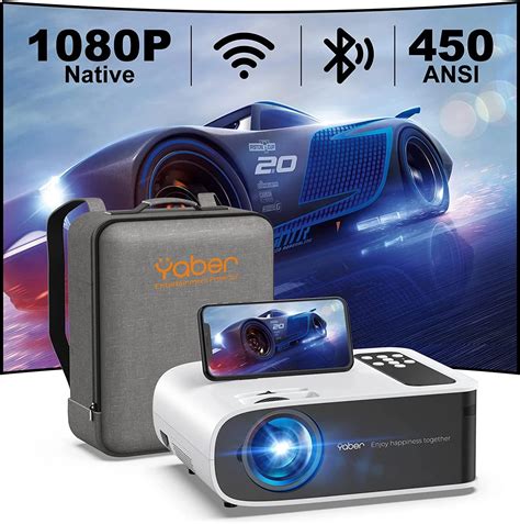 Yaber K Projector Pro V With Wifi And Bluetooth Ansi