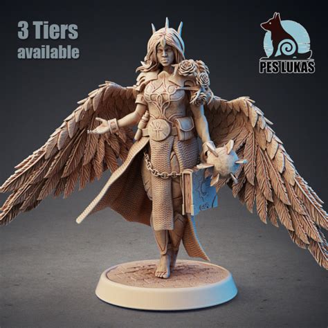 D Printable Aasimar Cleric By Pes Lukas