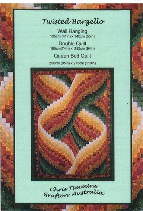 Twisted Bargello Quilt Pattern