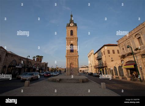 Old City Jaffa Clock Tower Stock Photo Alamy