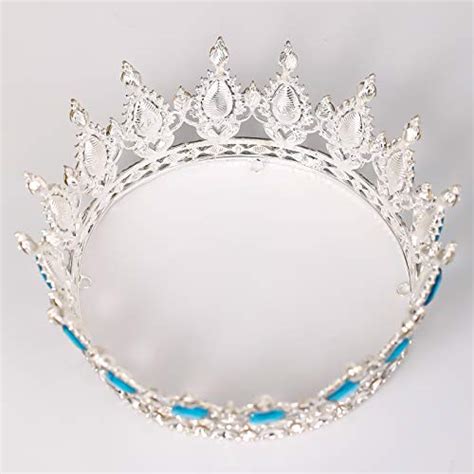 FORSEVEN Queen Crown Rhinestone Wedding Crowns And Tiaras For Women