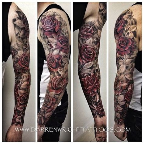 Rose Tattoos For Men Sleeve - All About Tatoos Ideas