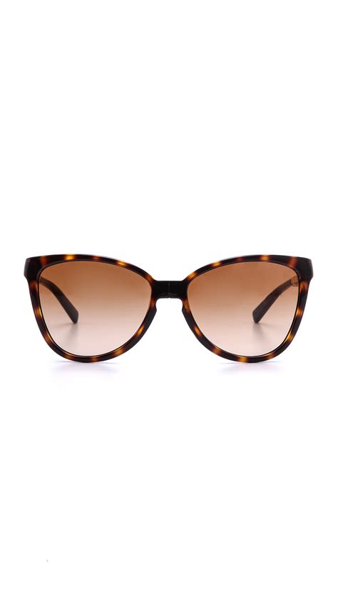 Tory Burch Modern Foldable Sunglasses In Tortoise Brown Brown Lyst