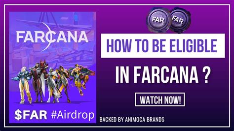 How To Be Eligible For Farcana Airdrop Feat Farcana Farcana