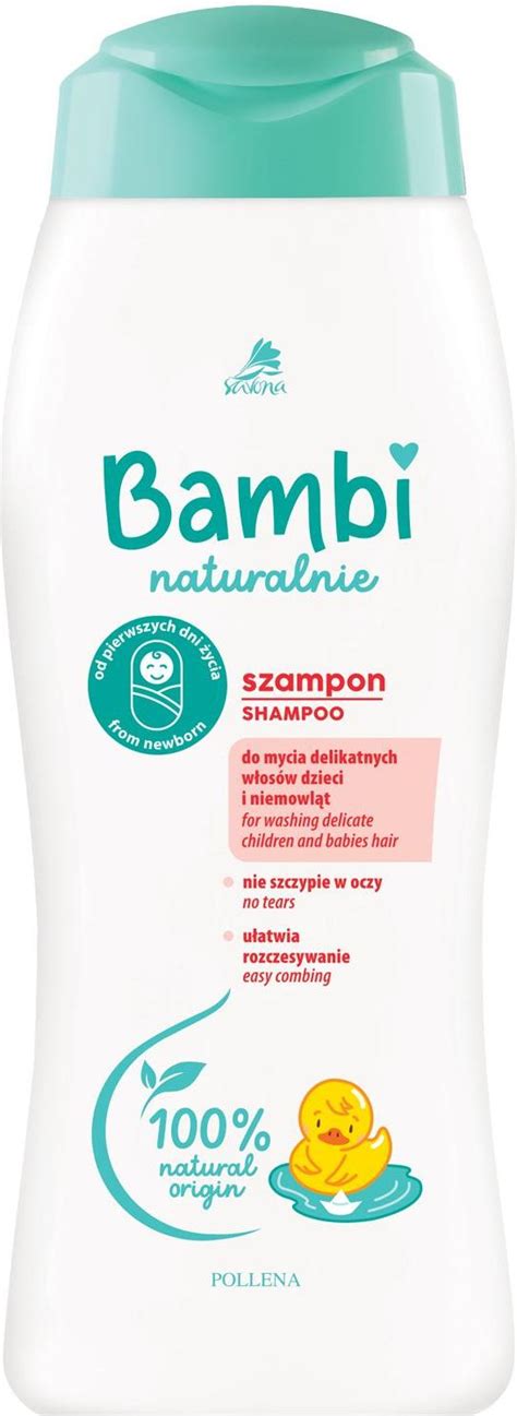 Bambi Naturalny Szampon Do W Os W Dla Dzieci Ml Ceny I Opinie