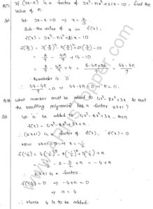 Factor Theorem Class Icse Ml Aggarwal Cbse Library