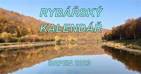 Rybářský kalendář na Srpen 2023 FisHub