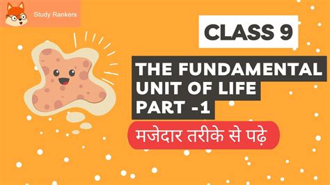 The Fundamental Unit Of Life Full Chapter Explanation Class 9 Biology