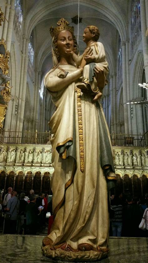 Virgen Blanca Talla gótica s XIV Catedral de Toledo Catedral Arte