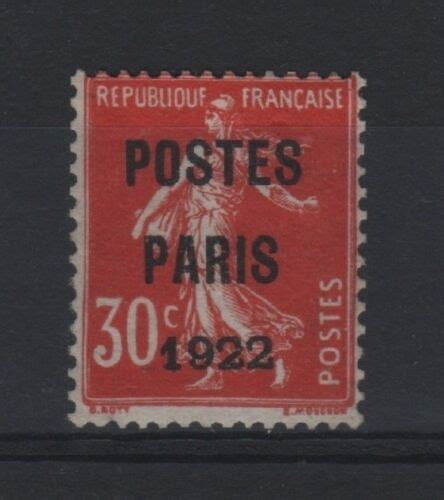 France Stamp Timbre Preoblitere Semeuse C Postes Neuf Xx