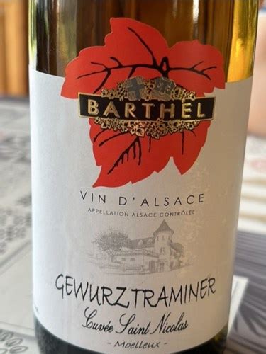 Domaine Barthel Gew Rztraminer Marc D Alsace Vivino France