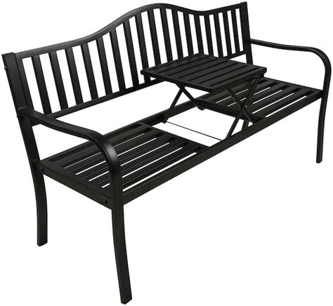 Garden Pleasure Gartenbank Segula Mit Hochklappbarem Tisch Bxtxh