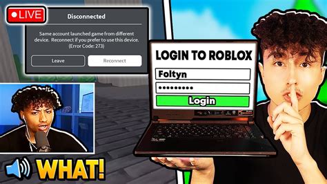 I Hacked His Account While He Was Streamingroblox Bedwars Youtube