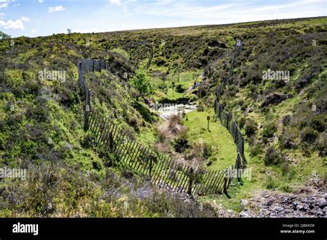 Abandoned Tin Mine Pit Once Part Of The Vitifer Mine Near Birch Tor