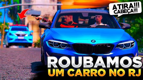 GTA V VIDA DO CRIME CABEÇA DE FOSFORO ME AJUDOU ROUBAR UM CARRO