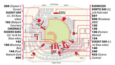 Busch Stadium Gate Map – Map Of The World