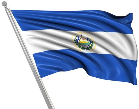 Bandera De El Salvador Foto Premium