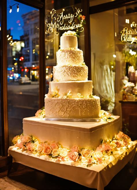 Lexica Wedding Cake Store Window Display