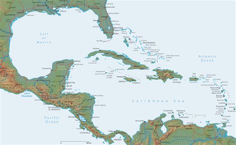 Map Of United States And Caribbean_ | United States Map - Europe Map