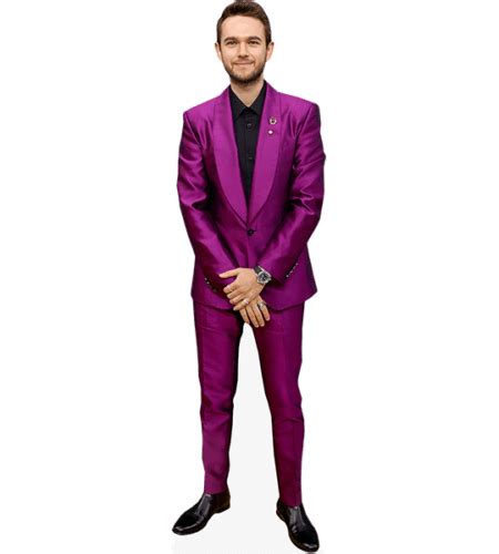 Zedd Purple Suit Pappaufsteller Celebrity Cutouts