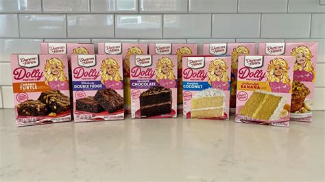 We Tried All Of Dolly Partons Baking Mixes By Duncan Hines And Heres How They Taste