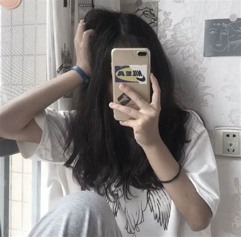 Pin By Sai ツ On ☁️ ┊ U L Z Z A N G In 2021 Ulzzang Korean Girl Mirror Selfie Girl Aesthetic Girl