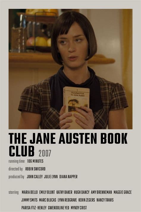 The Jane Austen Book Club Nel 2024 Film Da Guardare Libri Musica