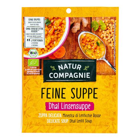 Dhal Red Lentil Soup Organic 60 G NATUR COMPAGNIE CountryLife Bio