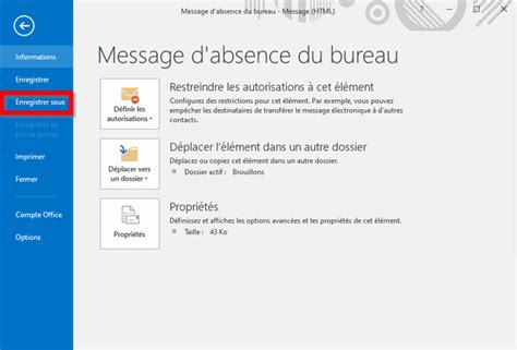 Comment Configurer Un Message D Absence Sur Outlook Configurer Une