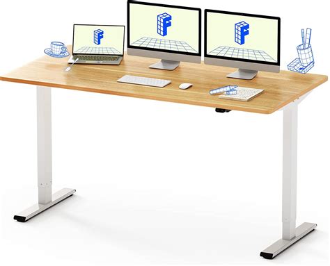 FLEXISPOT EG1 Bureau Assis Debout Une Pièce Plateau 160x80cm Bureau