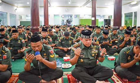 Kodam Pattimura Gelar Doa Bersama Lintas Agama Jelang Hut Tni Ke