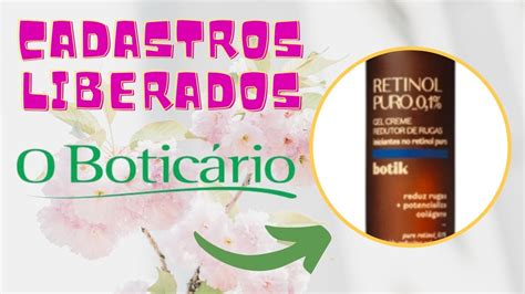 Brinde do Boticário cadastros liberados como solicitar ENCERRADO