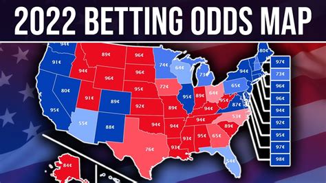 The 2022 Governors Map Based On Betting Odds 2022 Election Analysis Youtube