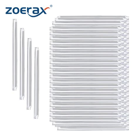 Zoerax Pcs Mm Fiber Optical Fusion Splice Transparent Heat