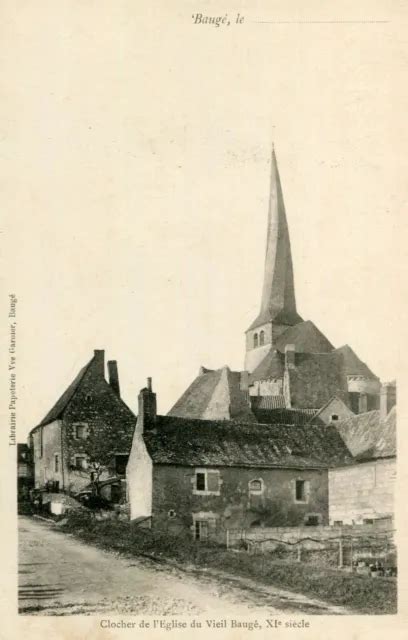 Carte Bauge En Anjou Clocher De L Glise Du Vieil Baug Xi Me Si Cle