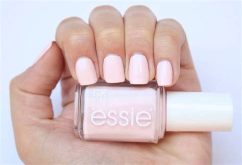 Fuji Essie Light Pink Nails Essie Nail Polish Essie Nail