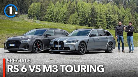 Audi RS 6 vs BMW M3 Touring qual è la station più cattiva